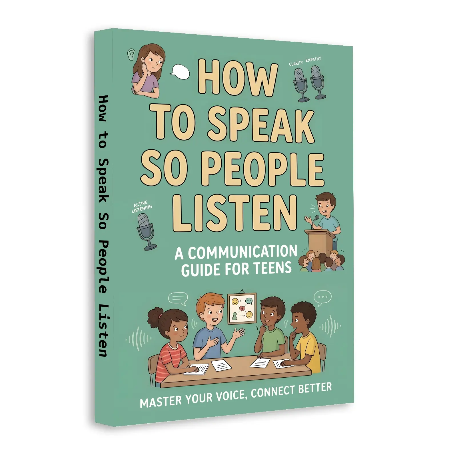 Social Skills for Teens | Better Conversations, Confidence, Listening Skills, Clear Communication and Real Friendships Book
