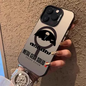 M-Metal Gear Solid Delta Snake Eater Phone Casing for iPhone 17 16 15 14 13 12 11 Pro Max Air Magnetic MagSafe Matte Laser Metallic Phone Case Gradient Matte Texture Durable Scratch-Resistant Protective Cover Funda