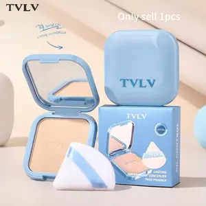 Long-Lasting Waterproof Compact Powder, Face Pressed Powder, Natural Makeup, Oil Control, Portable, Suitable for Basic Use, Perfect Gift Choice