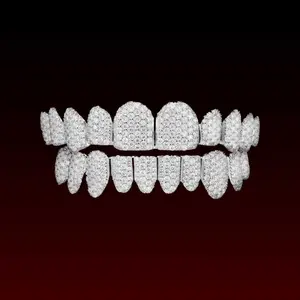 #GBT Honeycomb 1.5mm Diamond Moissanite Custom Grillz