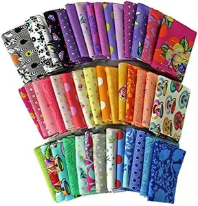 10 Fat Quarters - Tula Pink Free Spirit Assorted Floral Flowers Animals Geometric Classic Quality Quilters Cotton Fabrics Fat Quarter Bundles Pre-Cuts M222.16