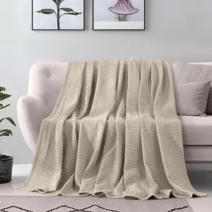 Mocassi Cotton Waffle Blanket