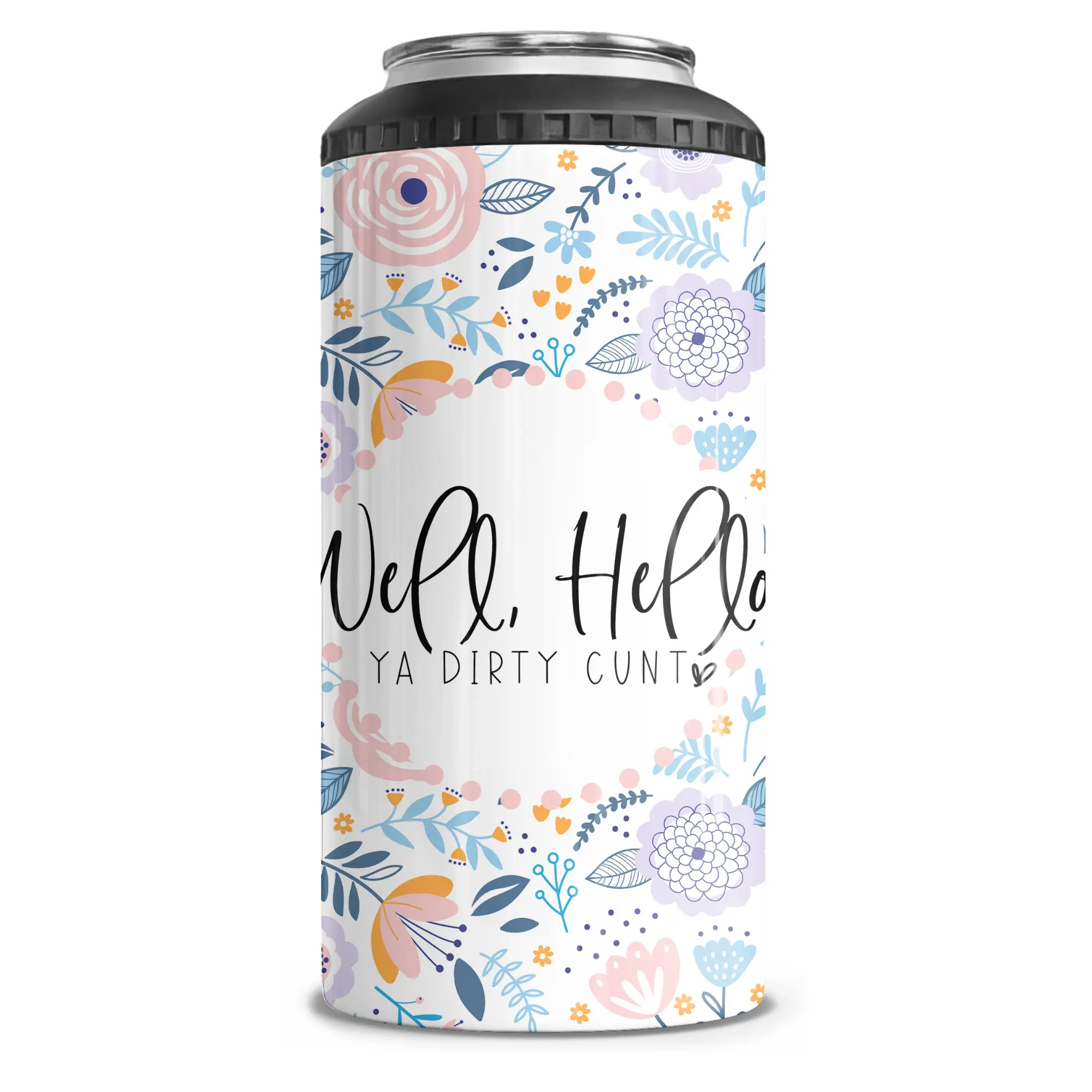 Hello Ya Dirty C*nt 4-in-1 Can Cooler Tumbler Combo