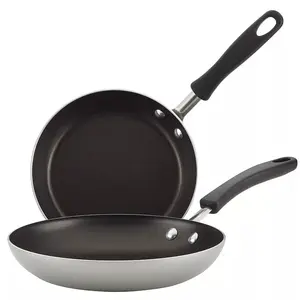 Farberware Cookstart Aluminum DiamondMax Nonstick 2-pc. Skillet Set INSTOCK Cookware Oven