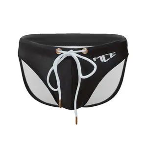 black MCE swim briefs