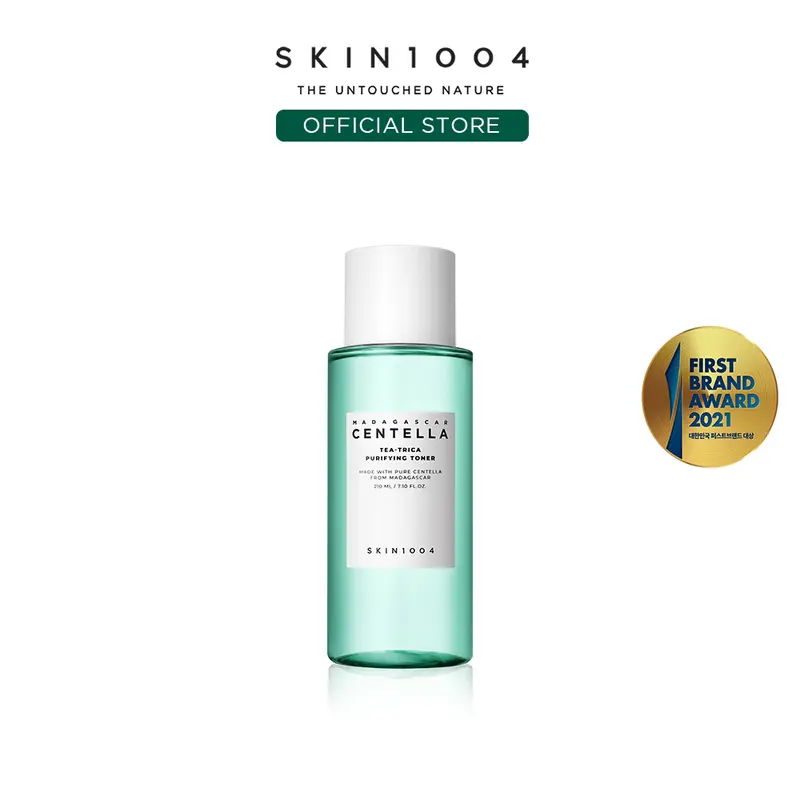 [SKIN1004 Official Shop] Tea-Trica Purifying Toner 7.1 fl oz. (210ml) - Acne Care Hydrating Toner with BHA & Cica for Clear Skin