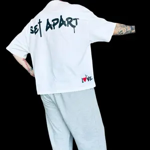 HOLYRICH custom “set apart” shirt with 2 custom patches