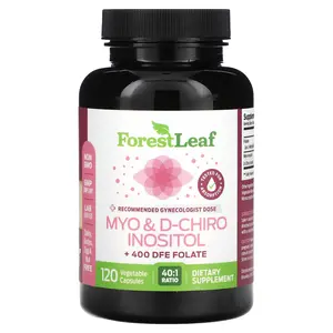 Forest Leaf Myo & D-Chiro Inositol, 120 Vegetable Capsules