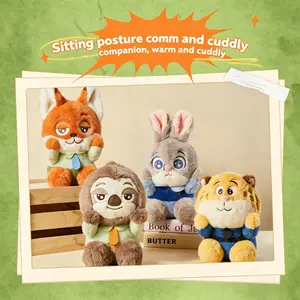 MINISO Disney Zootopia Plush Party Dolll – Cute IP Merch Stuffed Toy Kawaii Desktop Ornament for Home Office Decor,Perfect Gift  #Summervibes