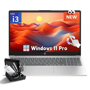 HP Touchscreen Laptop, Intel i3-1315U (Up to 4.5GHz), 32 GB RAM, 2TB SSD, 15.6" 250 nits Anti-Glare Display, Intel UHD Graphics, Long Battery Life, Windows 11 Pro, Copilot-AI Chat w/Accessories
