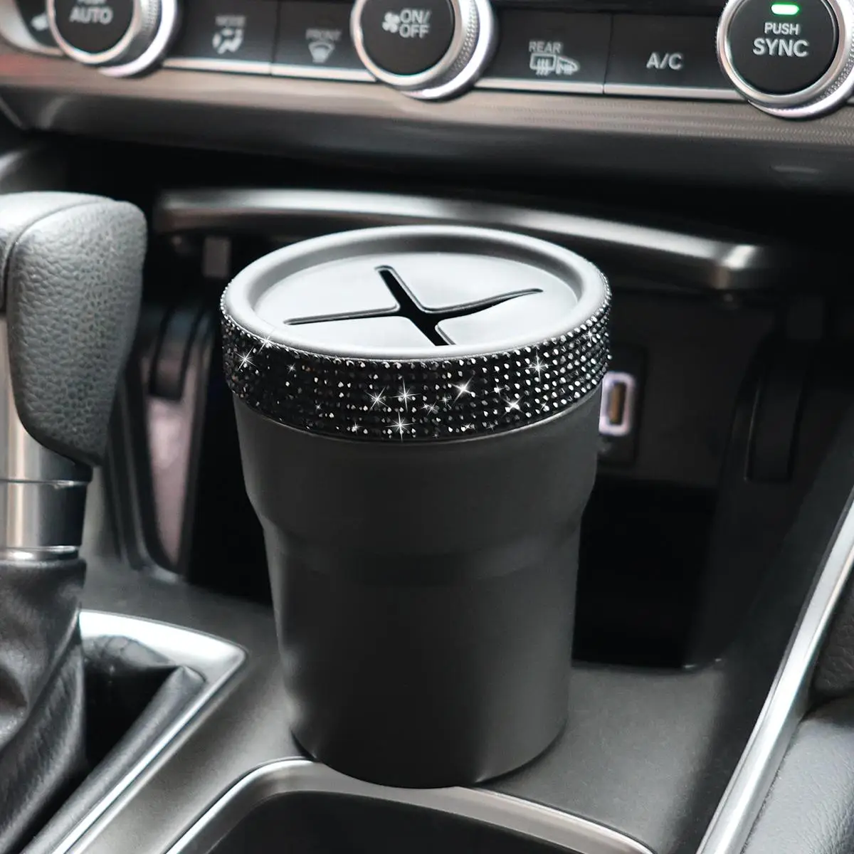 Car Coin Storage Box, Portable Car Coin Storage Bucket, Creative Car Coin Storage Can, Mini Storage Can for Car Cup Holder