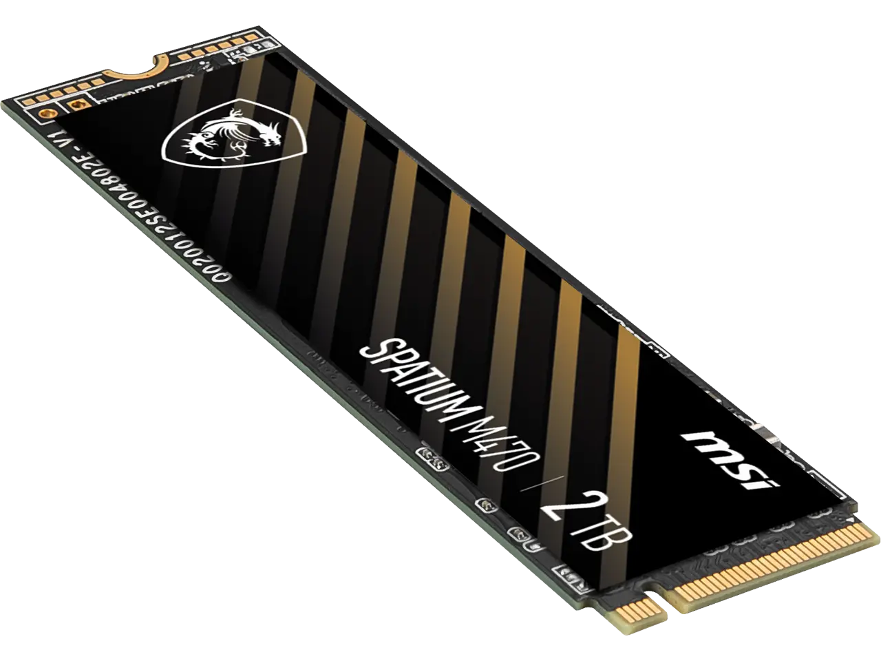 MSI SPATIUM M470 PRO PCIe 4.0 NVMe M.2 2280 2TB PCI-Express 4.0 x4 3D NAND Internal Solid State Drive (SSD) MSI SPATIUM M470 PRO PCIe 4.0 NVMe M.2 2280 2TB PCI-Express 4.0 x4 3D NAND Internal Solid State Drive (SSD)