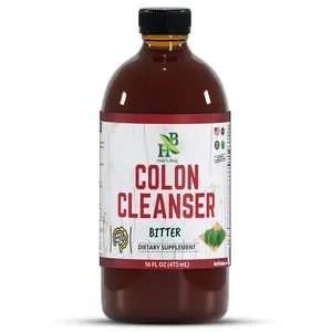 Colon Cleanser Bitter – 16oz – Gentle Colon Cleansing Formula – All Natural & Herbal - Vegan - It Works (16oz)