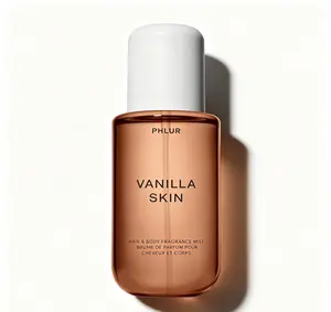 PHLUR Vanilla Skin Hair & Body Mist 240ml (8 FL OZ), Cozy Warm Vanilla Fragrance Spray for Women with Pink Pepper, Cashmere Wood & Sandalwood, Large Capacity Long Lasting Soft Scent