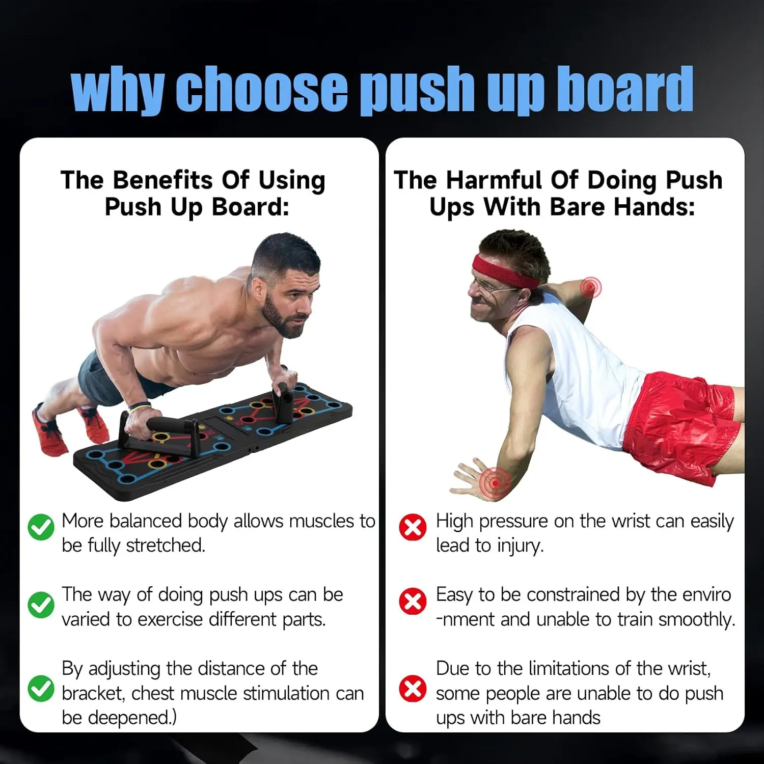 15-in-1 Foldable PushUp Stands Board Fitness,Workout Equipment for  display picture 1