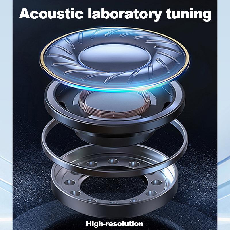 High-quality Bluetooth  Wireless Earbuds, Equipped with Display Screen and Includes Multiple Apps,Touch Sensitive Noise Canceling Headset, Chargeable Electronic Wireless Earphones for Work, Fitness and Outdoor