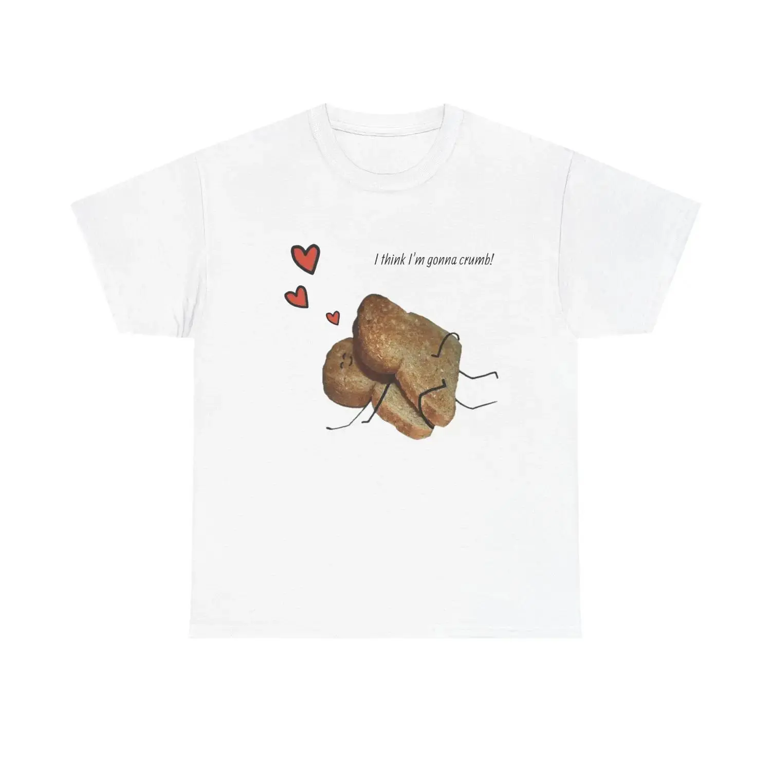 Summer t Shirts I Think I’m Gonna Crumb Funny Toast Meme Shirt | Cute Dirty Humor Graphic Tee Gift
