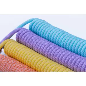 NYLON BRAIDED COILED AVIATOR CABLES