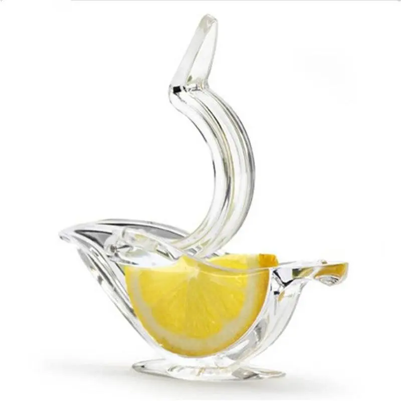 Manual Lemon Juicer, Acrylic Manual Lemon Slice Squeezer, Home Kitchen Bar Gadget Manual Citrus Juicer Manual Orange Extruder
