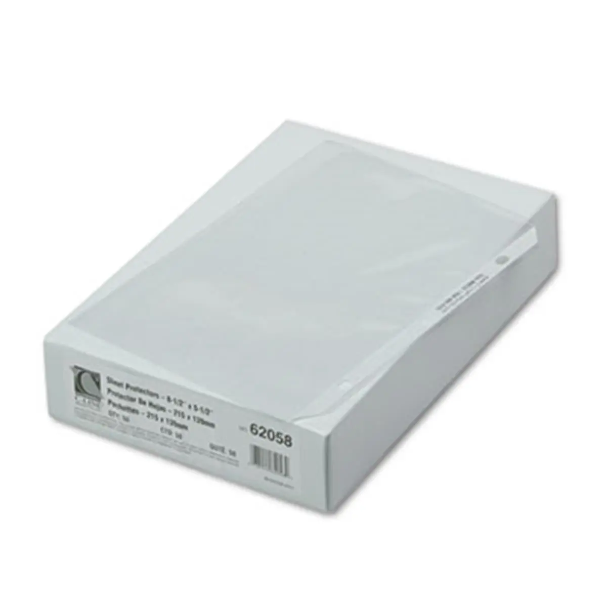 212 MAIN Archival Quality Acid-Free Pre-Punched Heavyweight Polypropylene Mini Sheet Protectors - 8.5x5.5 Top Loader Binder, 3-Ring Binder-Fit, 50-Sheet Box, Durable Storage Option, Preserves Documents