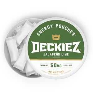 Deckiez Zen Citrus Flavored Caffeine Pouches natural caffeine Traditional Coffee Alternative Dietary Supplement