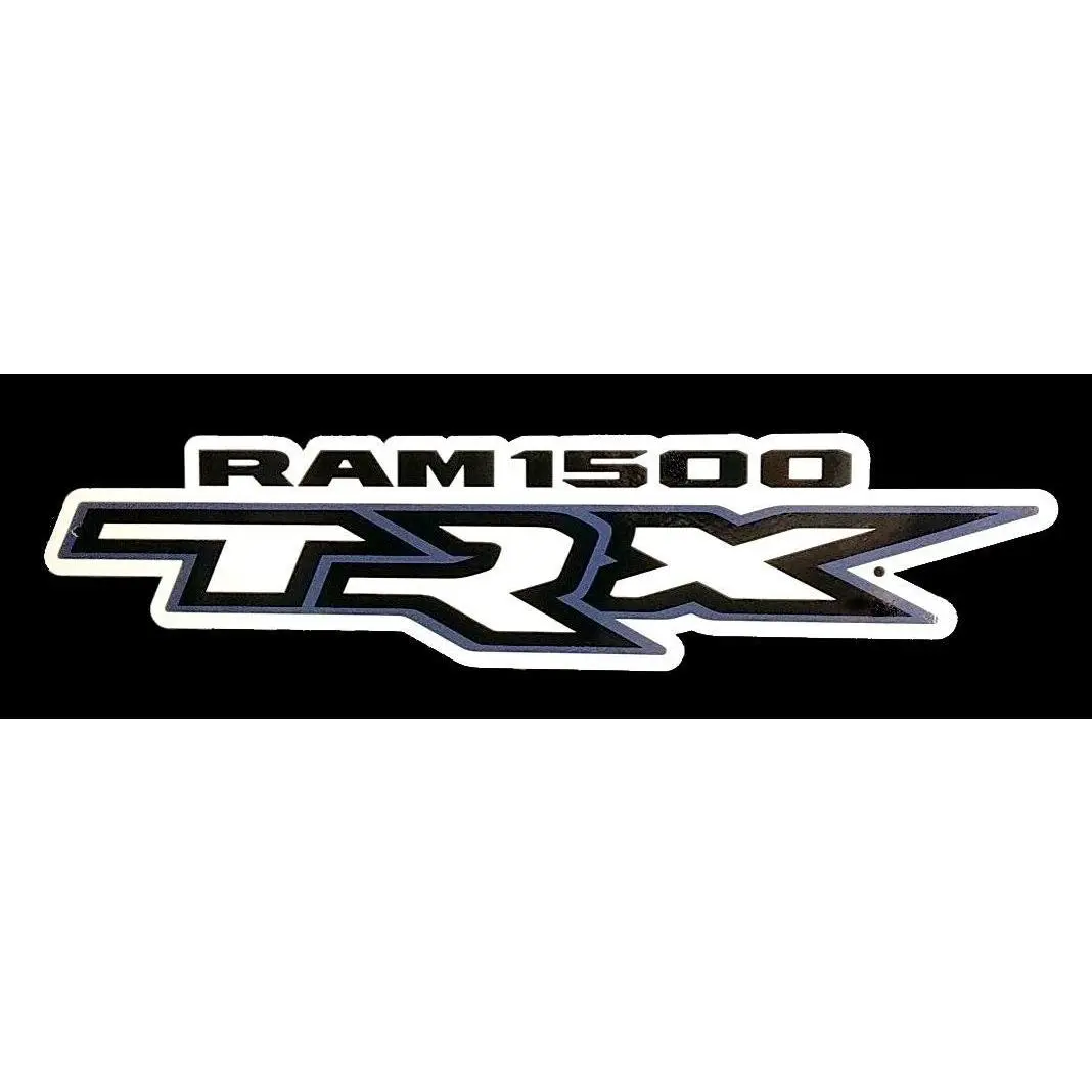 RAM TRX Black Steel Sign
