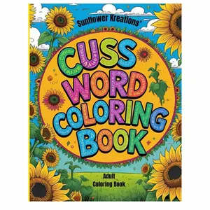 Sunflower Kreations  Cuss Word Coloring Book