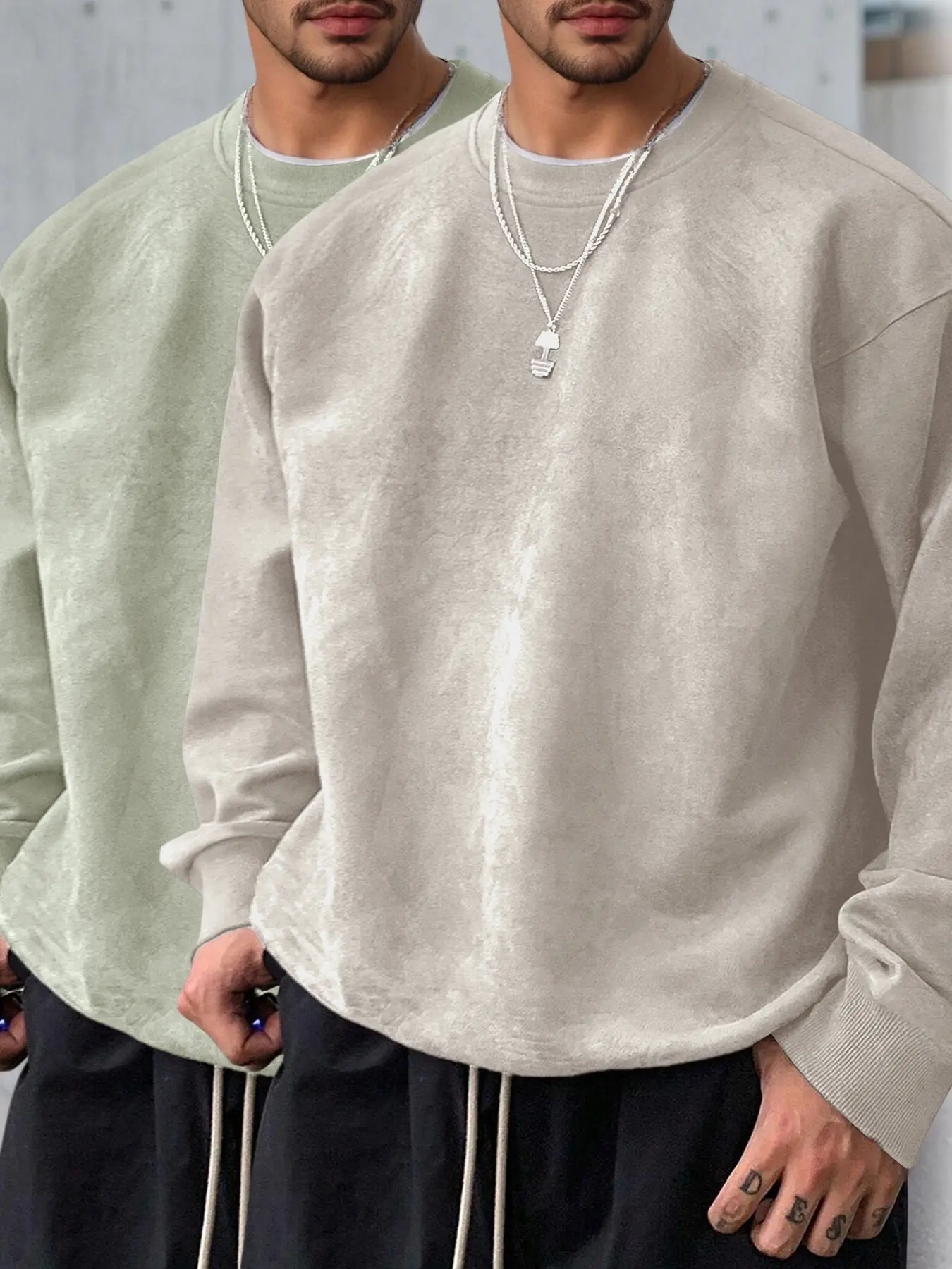 Mint Green + Apricot