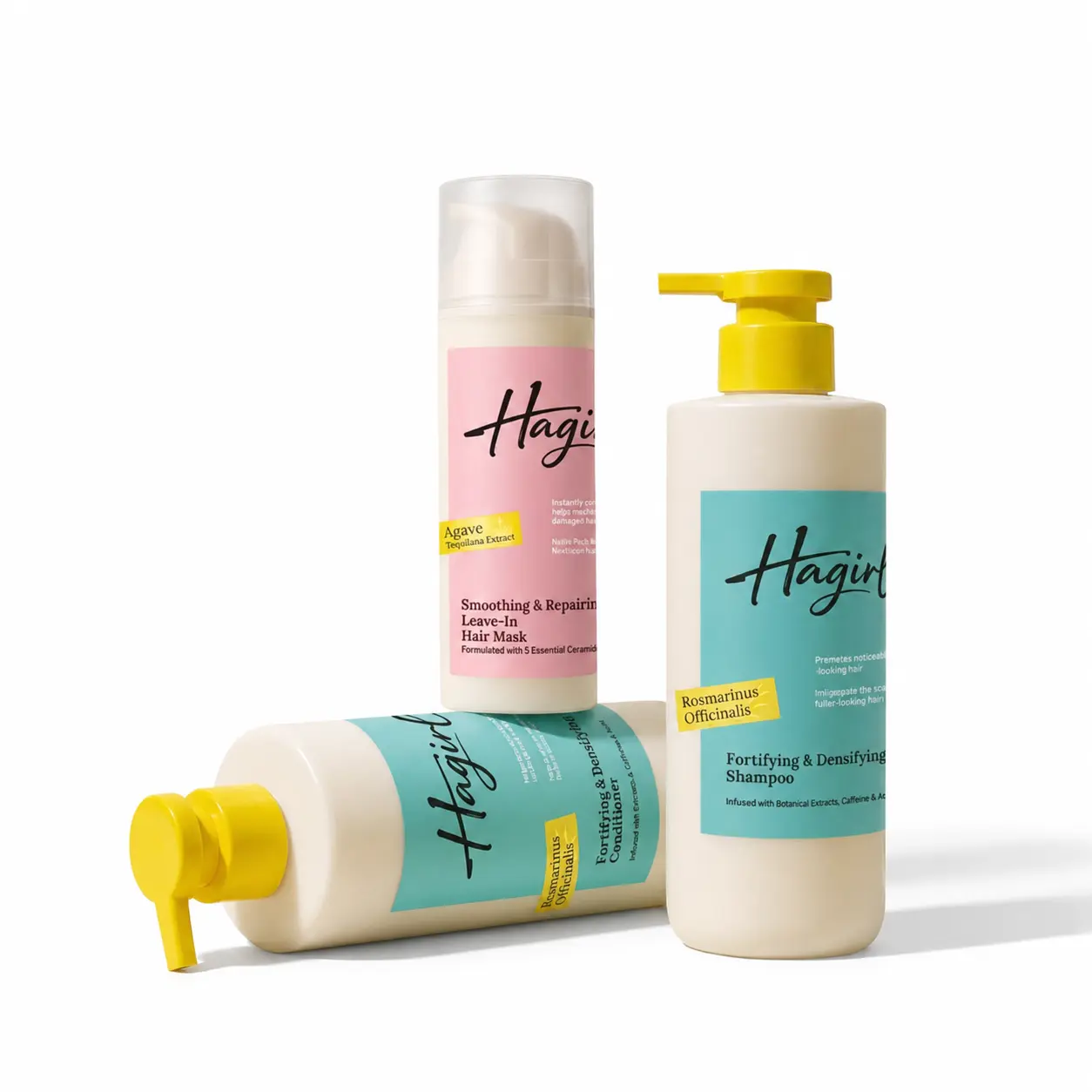 hagirl Full Hair Care Routine Set for Dry, Frizzy Hair