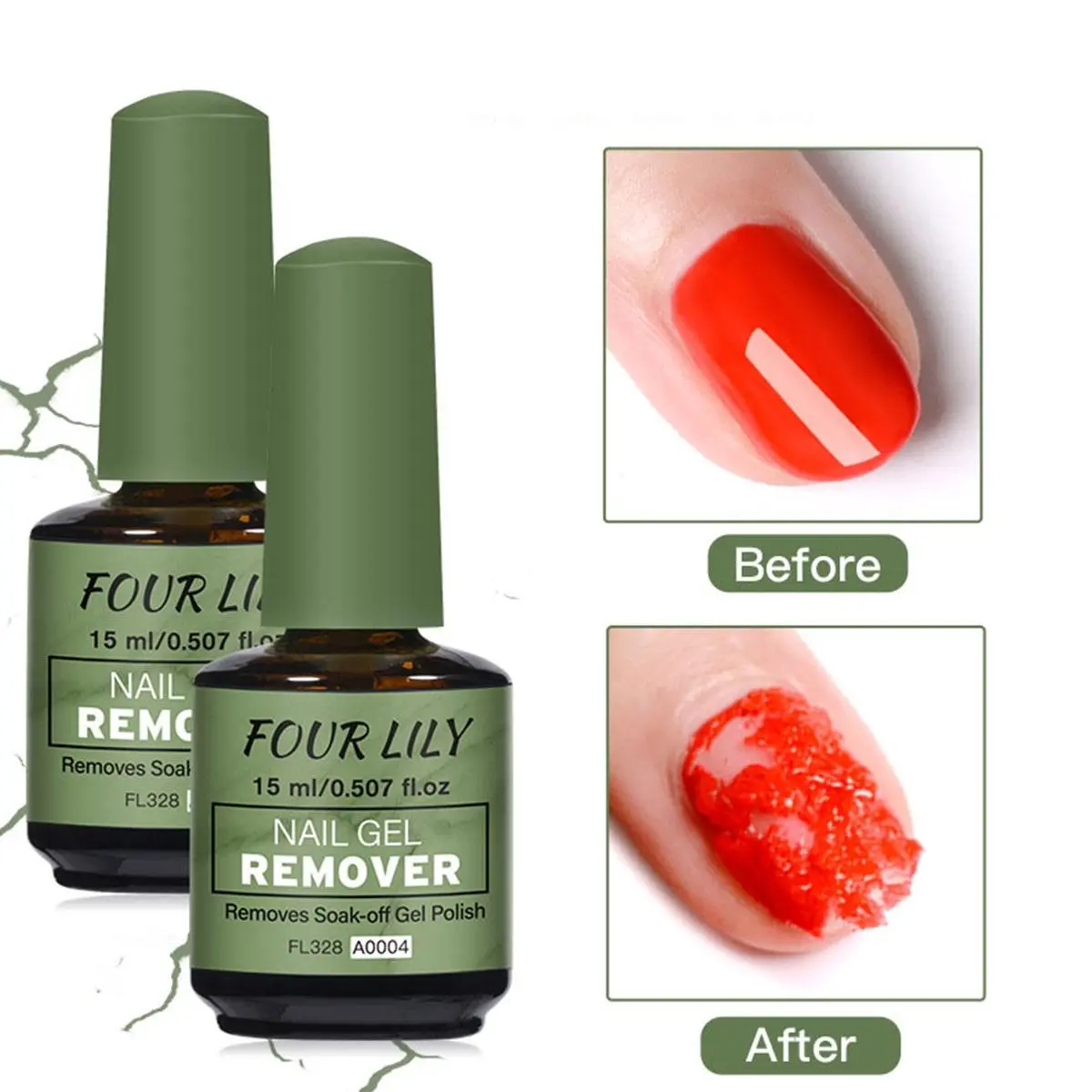 Nail Art Gel Nail Polish Remover, Gel Remover For Nails, Quickly & Easily Removes UV Gel Polishes Within 2-3 Minutes, Magic Soak-Off Quick Nail Glue Remover, Nail Products