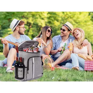 FORICH Insulated Backpack Cooler - Waterproof, Leakproof, Lightweight Soft Cooler Bag for Men & Women - Perfect for Work, Lunch, Picnics, Camping & Hiking - Holds 30 Cans FORICH