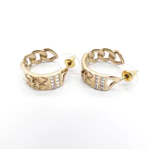 Pre-owned Chanel Gold Metal Earrings T10398420