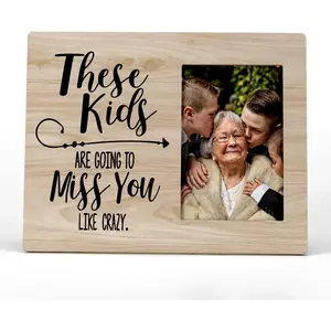 These  Are Going To Miss You Like Crazy Picture Photo Frame, Grandparent  Teacher Picture Frame, End Of Year Teacher ,  Gifts From Grandchildren Grandkids(4x6 Inch Photo)