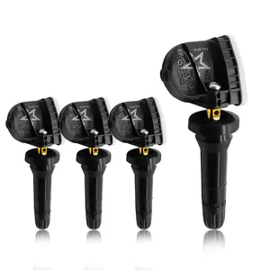 Pre-Programmed TPMS,315Mhz Tire Pressure Monitoring Sensor Compatible with:-Silverado07-19/Tahoe07-20/Impala06-20/:-Cadillac Escalade07-20/-Buick Encore13-22/Enclave08-17 OE#13598771(Set of 4)