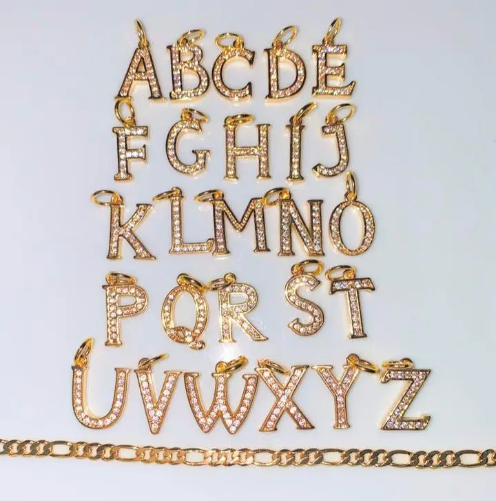 Icy Initial Necklace Icy Initial Necklace