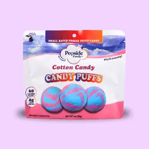 Freeze Dried Cotton Candy Taffy - Premium Freeze Dried Candy Sweet Snack