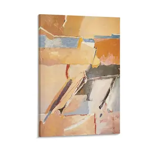 Richard Diebenkorn  Canvas Famous Paintings Poster (4) Poster Canvas Wall Art For Bedroom Decor Bar Office Room Decor Gift