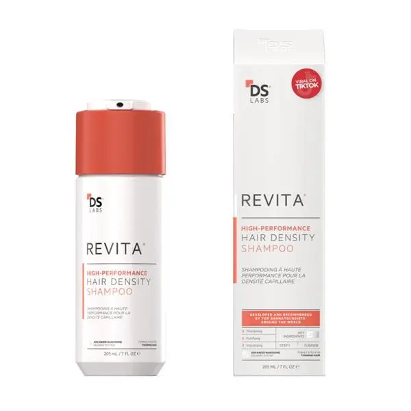 🔥 HOT SALE 51% OFF | DS Labs For Men & Women Revita Shampoo - Scalp Refreshing Cleanse for Fuller Looking, Volumizing, Lightweight Hydration, Sulfate & Silicone Free, Color Safe, 205 mL