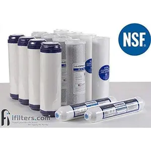 Hydronix 5 Stage RO Reverse Osmosis Water Filter Replacement NSF 14 Filters 1-2 yr Supply