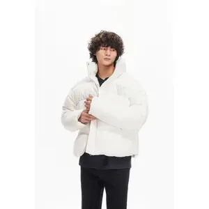 Mr. Puffer Denim Jacket — White