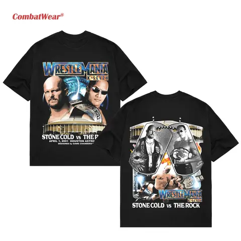 WRESTLEMANIA 17 TEE, Wrestling Graphic Tee, WWE Tee, Sports T-shirt, Athlete Shirt, Wrestling Gift Streetwear Crewneck Clothing Top Apparel