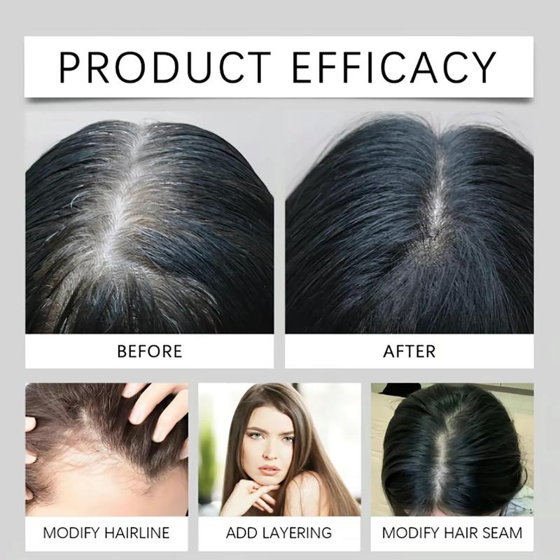 Hair Color Stick,Safe Convenient Comb Hair Dye Cream,Black Portable Hair Colouring,2-in-1 Color Correction Stick with Comb to Cover Gray and White Hair(three color, Black&BROWNISH BLACK &COFFEE COLOR)