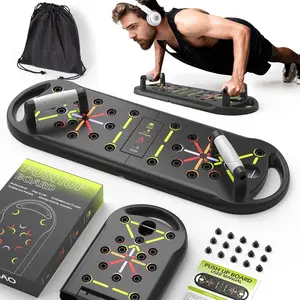 Jloibao Push up Board Fitness, Workout Home Gym Equipment, 20 in 1 Exercise Pushup Bar Handles for Floor, Strength Training Equipment for Men JLoibao