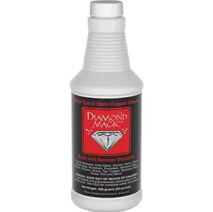 Diamond Magic -  Water Spot & Multi-Purpose Cleaner (20oz) Clean with The Power  of Genuine Diamonds! Professional Cleaner/Hard Water Stain Remover. Made  in The USA!
