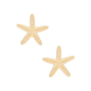 8 Other Reasons Aqua Starfish Stud Earrings in Gold
