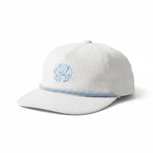 White Corduroy SunDaze Circle Hat