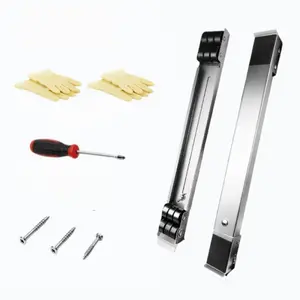 Heavy-duty adjustable mobile base with casters, anti-slip pads, and stable load-bearing design, suitable for refrigerators/washing machines/freezers—metal structure, ideal for both home and commercial use