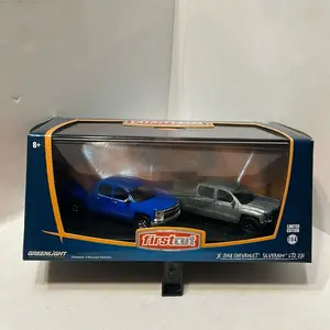 Greenlight 2014 Chevrolet Silverado crew cab First Cut set 1:64