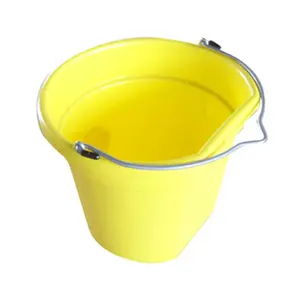 Master Rancher MR20QP-FSB-YEL 20 Quart Yellow Flat Bucket