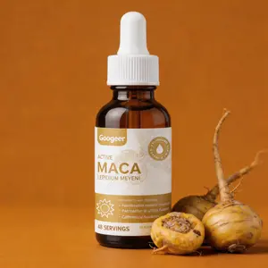 Googeer Nutra Maca Root Drops forman  Organic Maca Root Liquid Extract - Adaptogen - Mood & Overall Health - Stress Support
